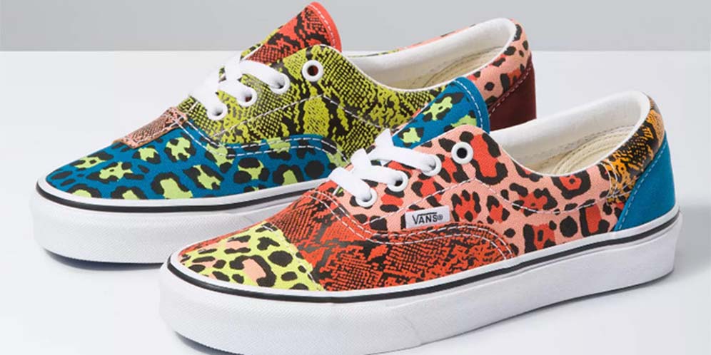 Dua Animal Print ala Patchwork di Vans Era